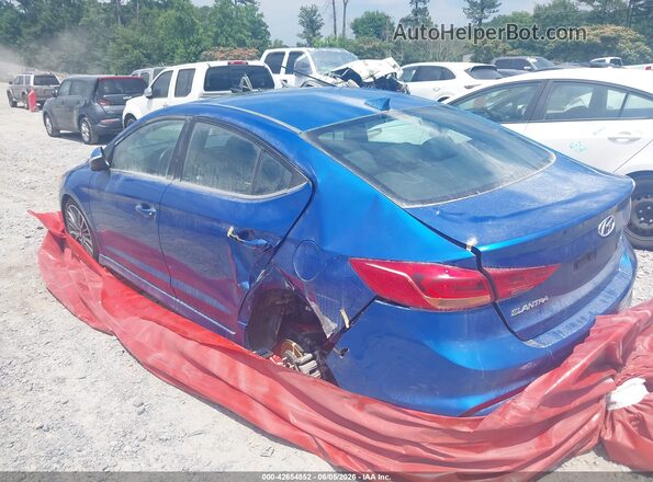 KMHD04LB1JU530909 2018 HYUNDAI ELANTRA Blue 