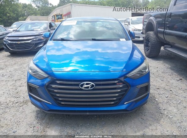 KMHD04LB1JU530909 2018 HYUNDAI ELANTRA Blue 