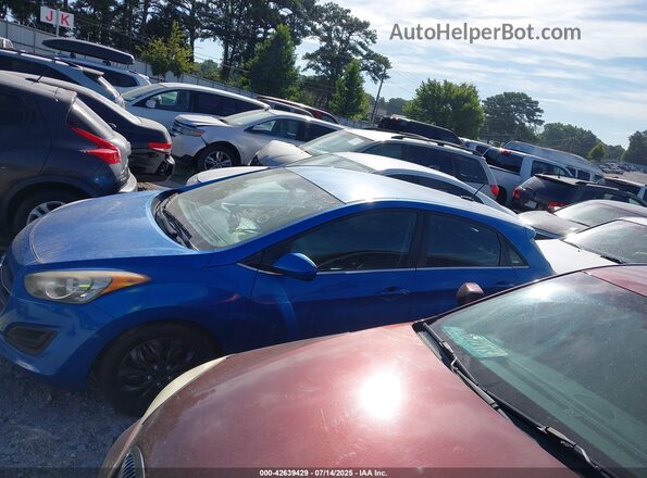 KMHD35LHXHU368077 2017 HYUNDAI ELANTRA GT Blue 