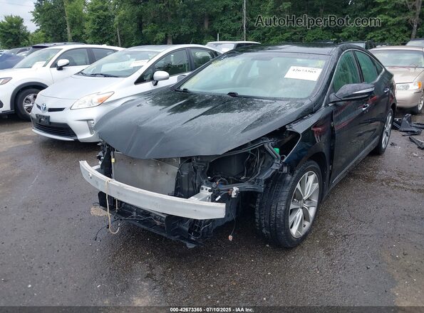 KMHFG4JG0HA577508 2017 HYUNDAI AZERA Черный Вид спереди