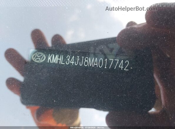 KMHL34JJ8MA017742 2021 HYUNDAI SONATA Gray 