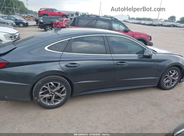 KMHL64JA3MA166275 2021 HYUNDAI SONATA Gray Вид задньої частини салону