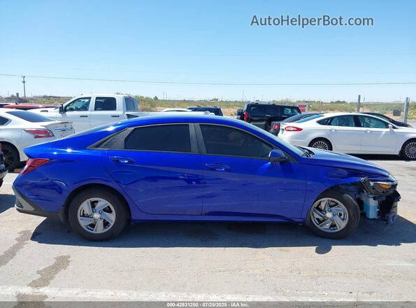 KMHLL4DG4RU791606 2024 HYUNDAI ELANTRA Blue Rear interior view