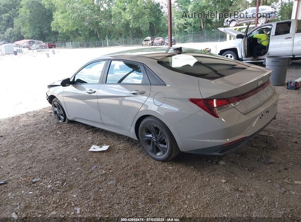 KMHLM4AGXMU159669 2021 HYUNDAI ELANTRA Silver Tył lewy