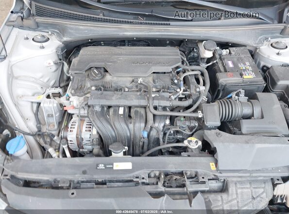 KMHLM4AGXMU159669 2021 HYUNDAI ELANTRA Silver Widok z tyłu