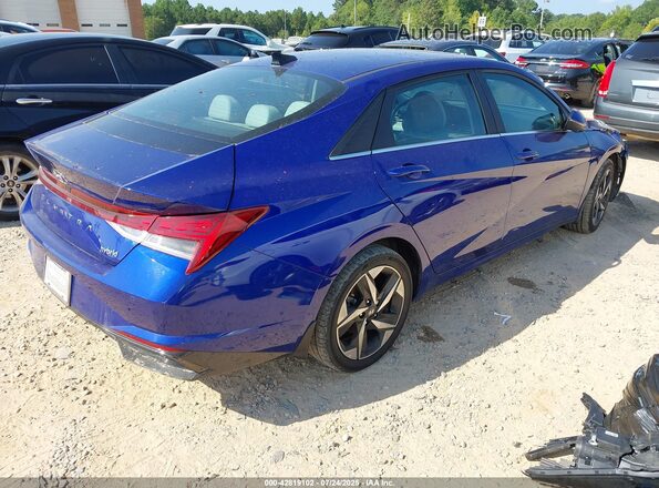 KMHLN4AJ5PU040957 2023 HYUNDAI ELANTRA HYBRID Blue 