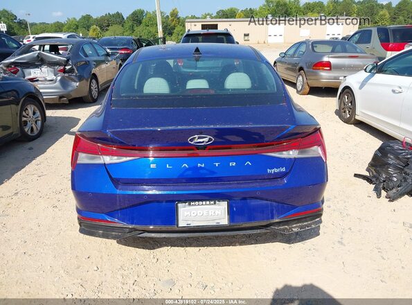 KMHLN4AJ5PU040957 2023 HYUNDAI ELANTRA HYBRID Blue 