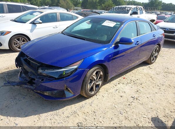 KMHLN4AJ5PU040957 2023 HYUNDAI ELANTRA HYBRID Blue 