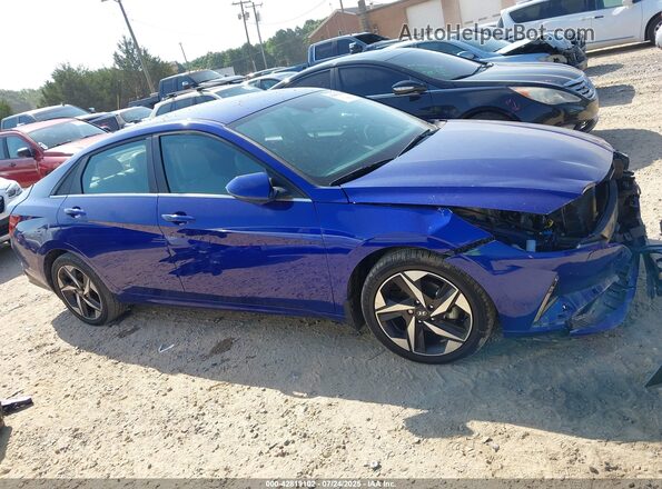 KMHLN4AJ5PU040957 2023 HYUNDAI ELANTRA HYBRID Blue 