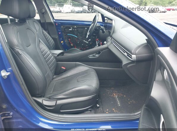 KMHLN4AJ8NU014690 2022 HYUNDAI ELANTRA HYBRID Blue 