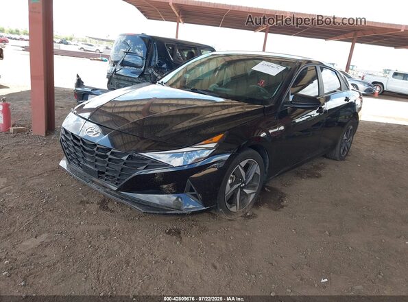 KMHLS4AG1PU416437 2023 HYUNDAI ELANTRA Black Front left