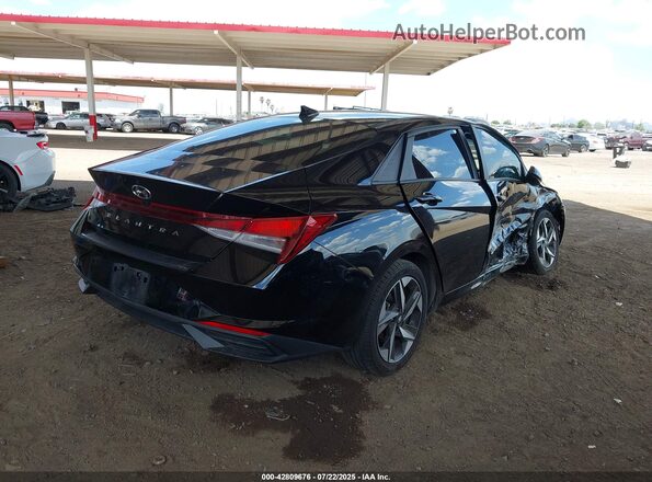 KMHLS4AG1PU416437 2023 HYUNDAI ELANTRA Black Rear right
