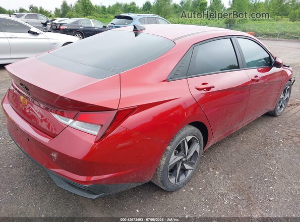 KMHLS4AG1PU589536 2023 HYUNDAI ELANTRA Red Հետևի աջ