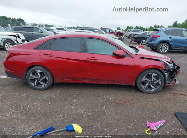 KMHLS4AG1PU589536 2023 HYUNDAI ELANTRA Red Սալոնի հետևի տեսք