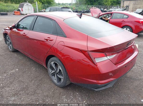 KMHLS4AG1PU589536 2023 HYUNDAI ELANTRA Red Հետևի ձախ