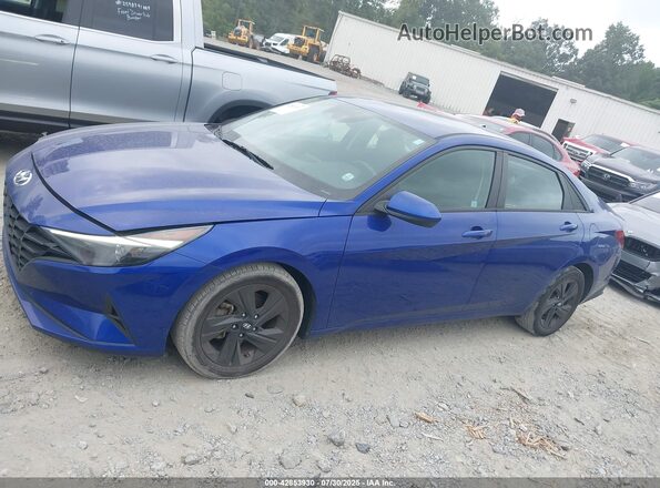 KMHLS4AG4MU190695 2021 HYUNDAI ELANTRA Blue Սալոնի 360 աստիճան տեսք