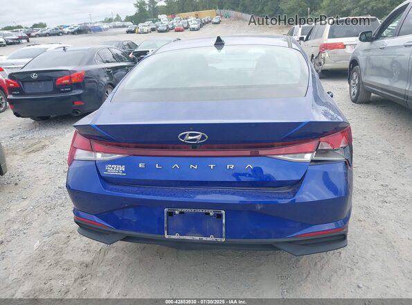 KMHLS4AG4MU190695 2021 HYUNDAI ELANTRA Blue 