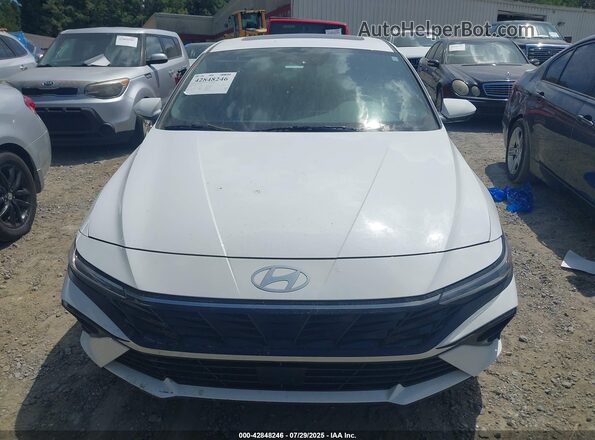 KMHLS4DG2RU665943 2024 HYUNDAI ELANTRA White Widok zestawu wskaźników