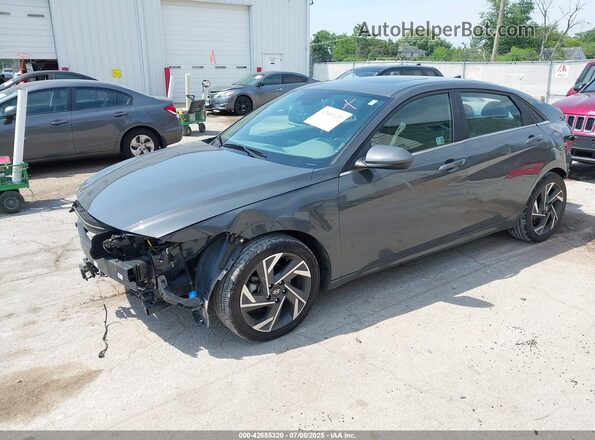KMHLS4DG9RU672257 2024 HYUNDAI ELANTRA Gray 