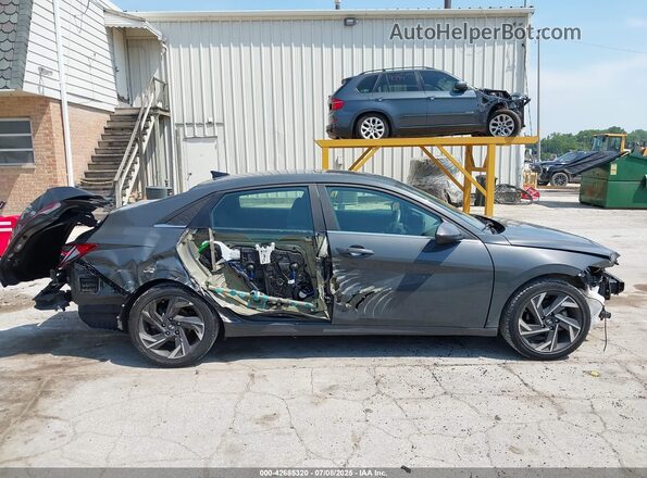KMHLS4DG9RU672257 2024 HYUNDAI ELANTRA Gray 