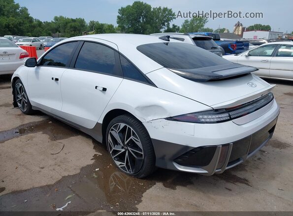 KMHM34AA0SA095756 2025 HYUNDAI IONIQ 6 White Tył lewy