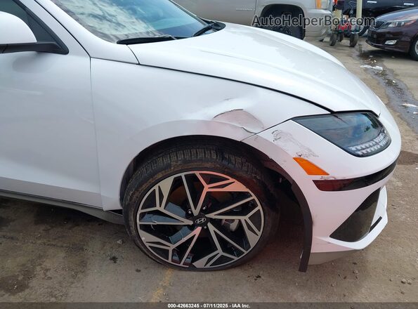 KMHM34AA0SA095756 2025 HYUNDAI IONIQ 6 White Widok z przodu