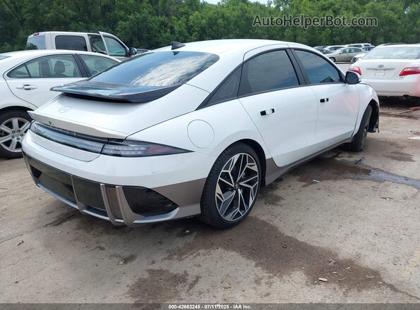 KMHM34AA0SA095756 2025 HYUNDAI IONIQ 6 White Tył prawy