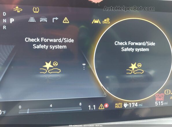 KMHM34AA0SA095756 2025 HYUNDAI IONIQ 6 White Widok tylnych siedzeń