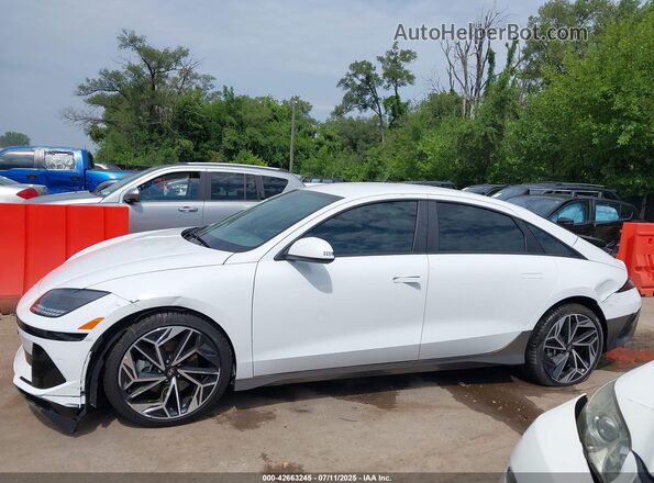 KMHM34AA0SA095756 2025 HYUNDAI IONIQ 6 White Widok wnętrza 360 stopni