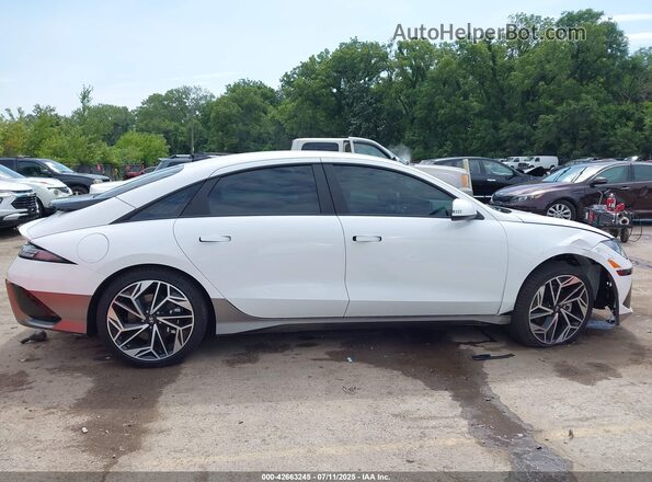 KMHM34AA0SA095756 2025 HYUNDAI IONIQ 6 White Widok wnętrza z tyłu