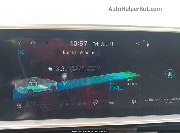 KMHM34AA0SA095756 2025 HYUNDAI IONIQ 6 White 