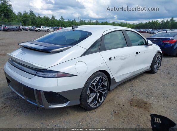 KMHM34AC3PA045667 2023 HYUNDAI IONIQ 6 White Tył prawy