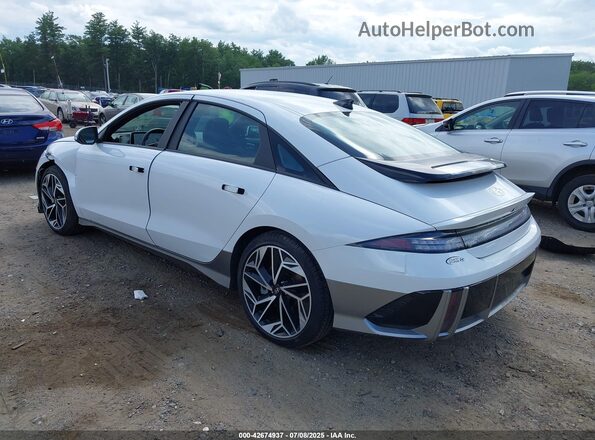 KMHM34AC3PA045667 2023 HYUNDAI IONIQ 6 White Tył lewy