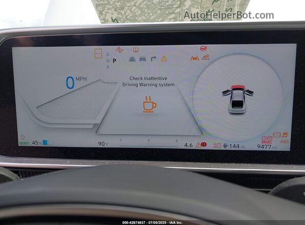 KMHM34AC3PA045667 2023 HYUNDAI IONIQ 6 White Widok tylnych siedzeń