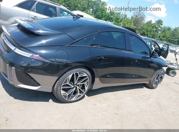 KMHM54AC9SA093905 2025 HYUNDAI IONIQ 6 Black Սալոնի 360 աստիճան տեսք