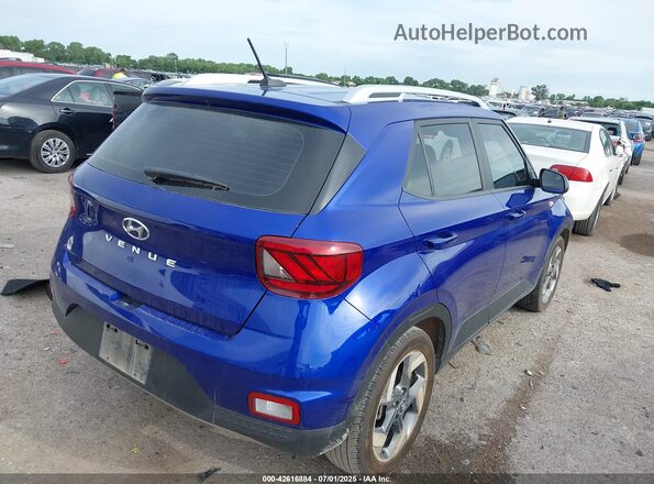 KMHRC8A34RU305475 2024 HYUNDAI VENUE Синий Задняя правая четверть