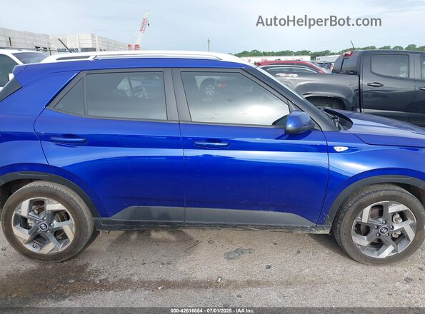 KMHRC8A34RU305475 2024 HYUNDAI VENUE Синий Вид задней части салона