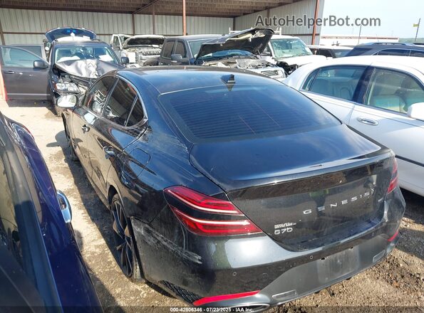 KMTG54TEXNU081959 2022 GENESIS G70 Black 