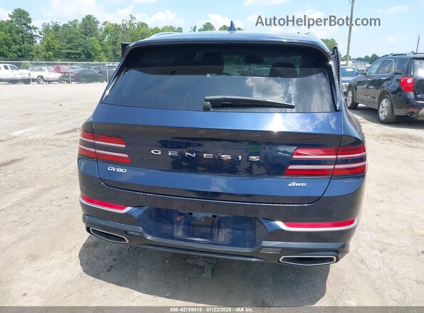 KMUHBDSB2NU101265 2022 GENESIS GV80 Blue 