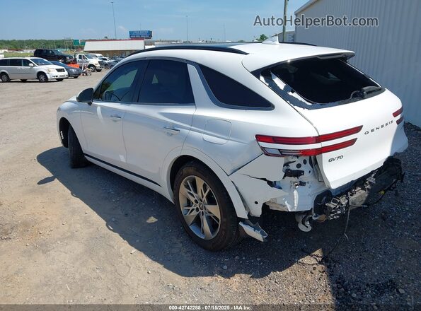 KMUMCDTC1NU073591 2022 GENESIS GV70 White Задня ліва чверть