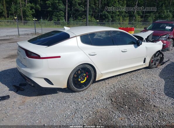 KNAE35LC8M6088067 2021 KIA STINGER White Tył prawy