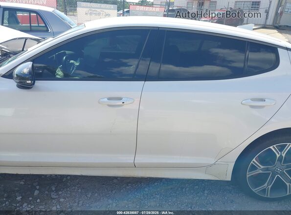KNAE35LC8M6088067 2021 KIA STINGER White Widok wnętrza 360 stopni