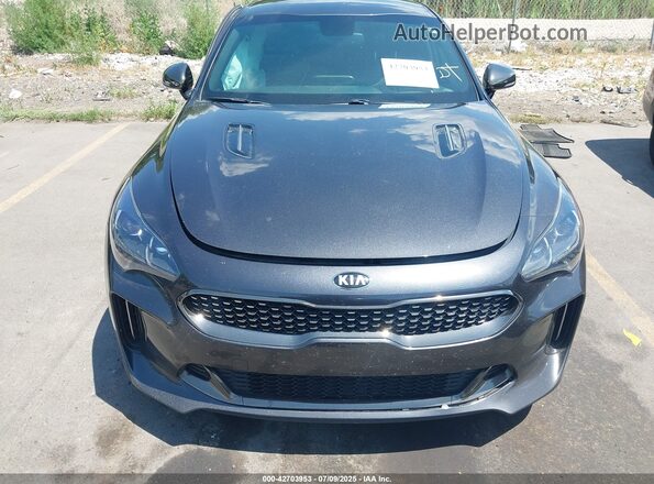 KNAE35LCXM6089446 2021 KIA STINGER Gray Widok zestawu wskaźników