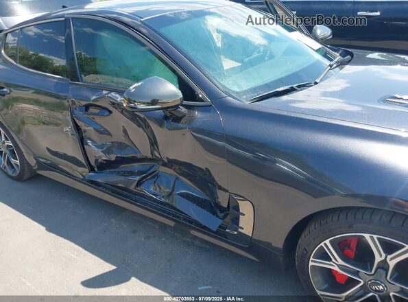 KNAE35LCXM6089446 2021 KIA STINGER Gray Widok z przodu