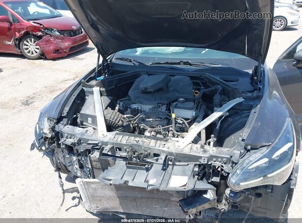 KNAE35LD8N6101443 2022 KIA STINGER Black Հետևի տեսք