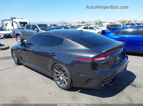 KNAE45LC5N6102201 2022 KIA STINGER Black Tył lewy