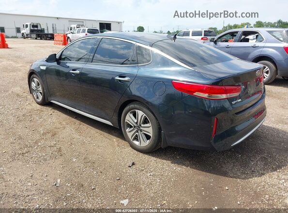 KNAGU4LE7J5020359 2018 KIA OPTIMA HYBRID Dark Blue Tył lewy