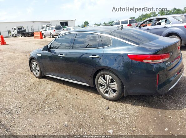 KNAGU4LE7J5020359 2018 KIA OPTIMA HYBRID Dark Blue Widok wnętrza 360 stopni