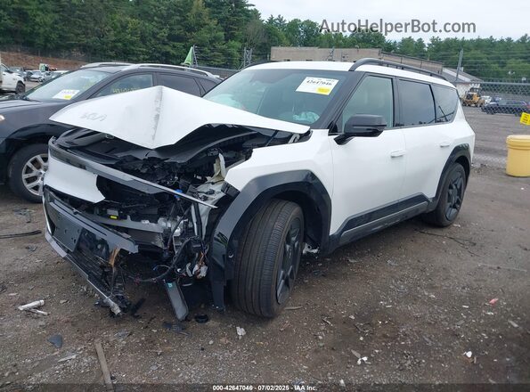 KNDAEFS56S6053741 2025 KIA EV9 White Передня ліва чверть