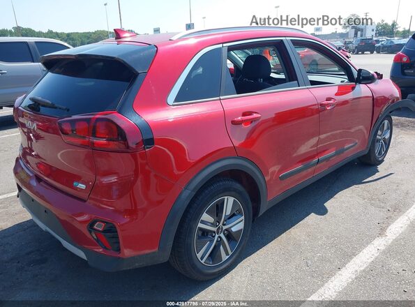 KNDCB3LC6N5509504 2022 KIA NIRO Красный Задняя правая четверть